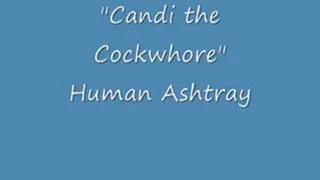 Candi the Cockwhore Pt 1 - Human Ashtray