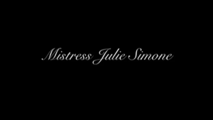 Mistress Julie Simone Smoking Latex Gown