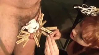 CBT w Clothespins - Sadistic Bitch