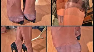 Ironing In Low Cut High Heels - Part 3
