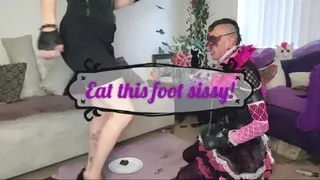 Eat this foot sissy!