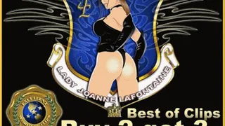 BEST OF CLIPS - BUY 2 GET 3 - "Best of pantyhose facesitting with Lady Joanne Lafontaine" - MOST VIEWED CLIPS!!!