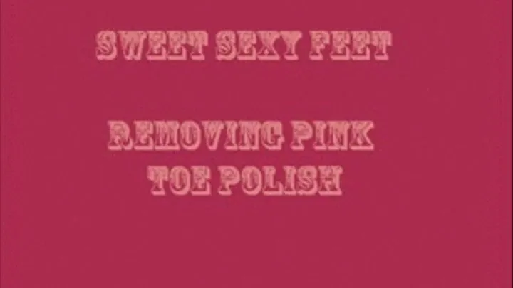 Removing pink polish - mov