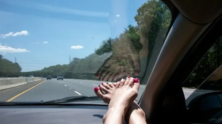 Distracting Windshield Toe Wiggle