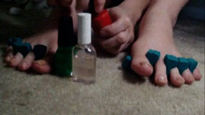 Christmas Pedicure