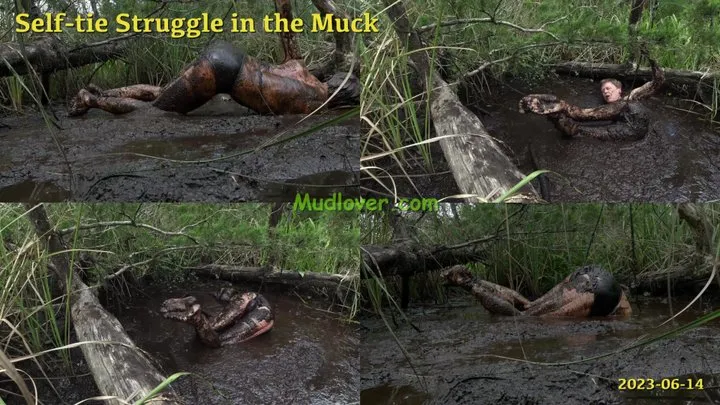 Self Tie Struggle in the Muck, 2023-06-14