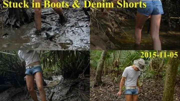 Stuck in Boots & Denim Shorts