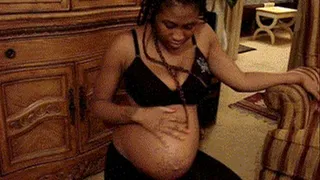 2013 MONYA 22 YR OLD HOT SEXY 8 MOS PREGNANT FEMALE CLIP 6