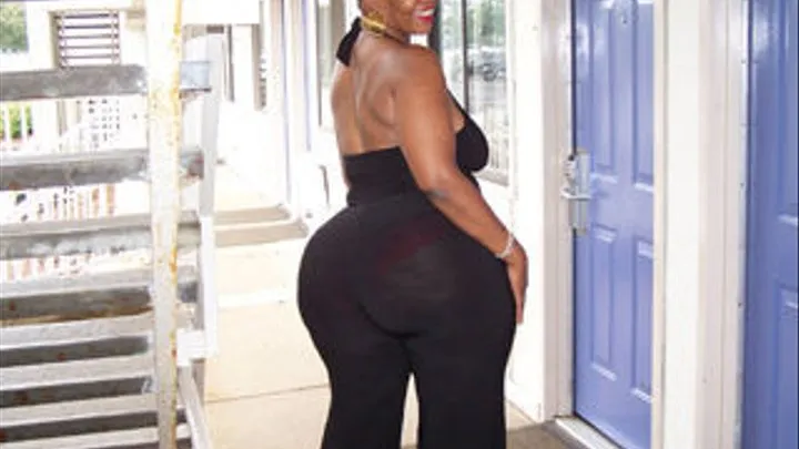 MEET MS HOURGLYSS 40DDS 56IN APPLE N BLK CATSUIT CLP 5