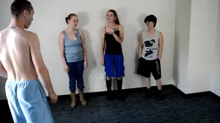 Boot trampling by Stitch, Luna, and Dylan Rose