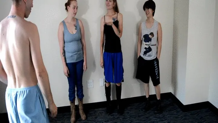 Boot trampling by Stitch, Luna, and Dylan Rose