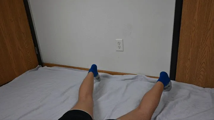 View of Dylan's soles while I worship their feet