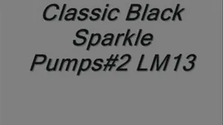 Classic Black Sparkle Pumps#2 LM13