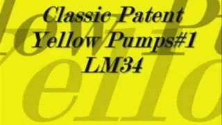 Classic Patent Yellow Pumps#1 LM34