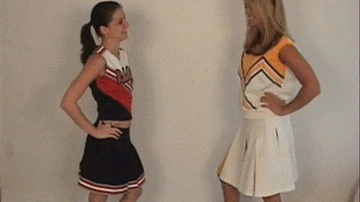 Rival Cheerleaders Nylon Foot Tickle