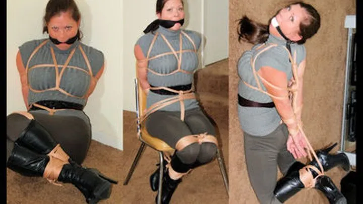 High Def Version-Riley Rose bound and gagged nagging wife