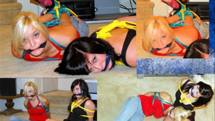 Shannon and Hillory Hog-Tied Bound and Gagged