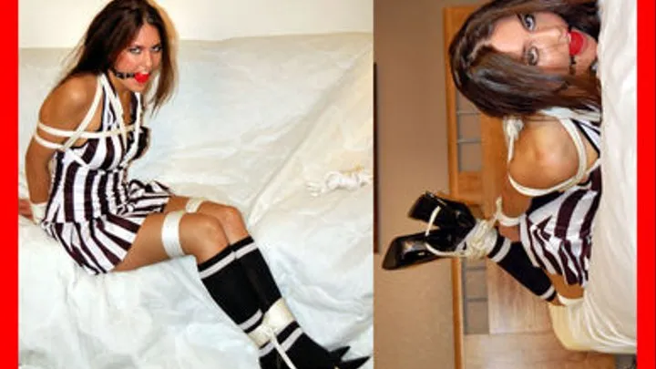 Rochelle is a Bound and Ball-Gagged Lady Referee