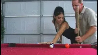 Fun 18yo gets billiards lessons