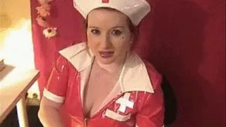 Nylon Nurse Rubber Hand Job with long Nails - Normal Quality