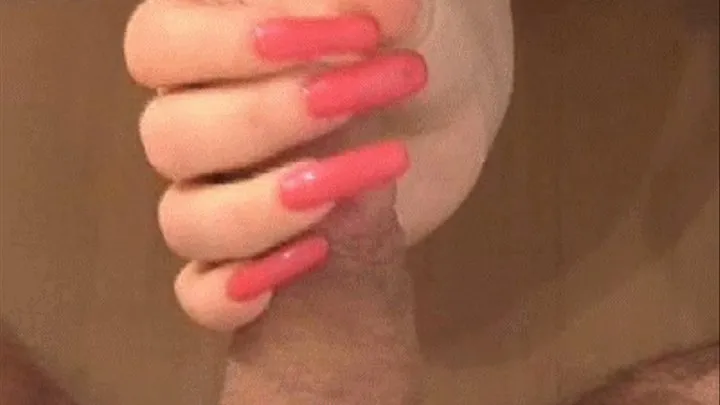 Nurse with long Nails Handjob - High Quality