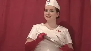 White Nurse Foot Job - High Quality