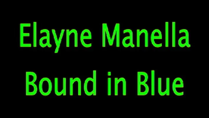 Elayne Manella: Bound in Blue