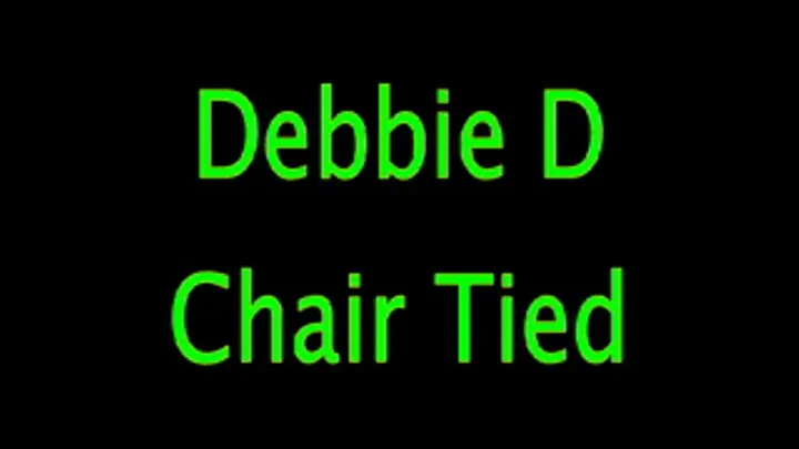 Debbie D: Scream Queen Chair Tied