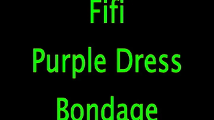 Fifi: Purple Dress