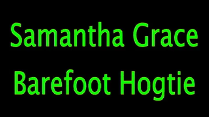 Samantha Grace: Barefoot Hogtie