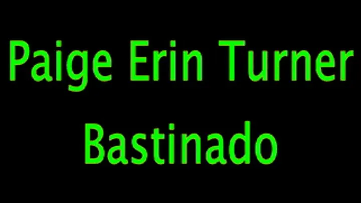 Paige Erin Turner: Bastinado