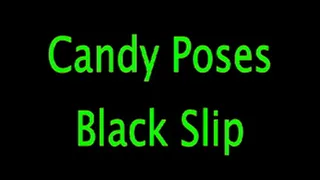 Candy Poses: Black Slip Foot Torment