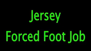 Jersey: Foot Job in Bondage