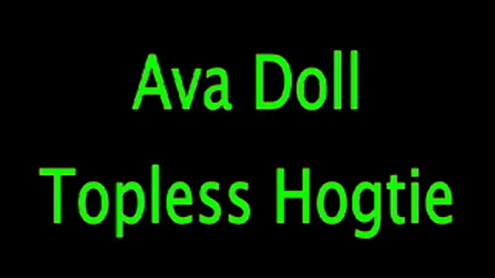 Ava Doll: Topless Hogtie