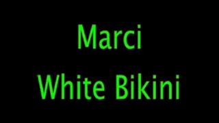 Marci: White Bikini Bondage