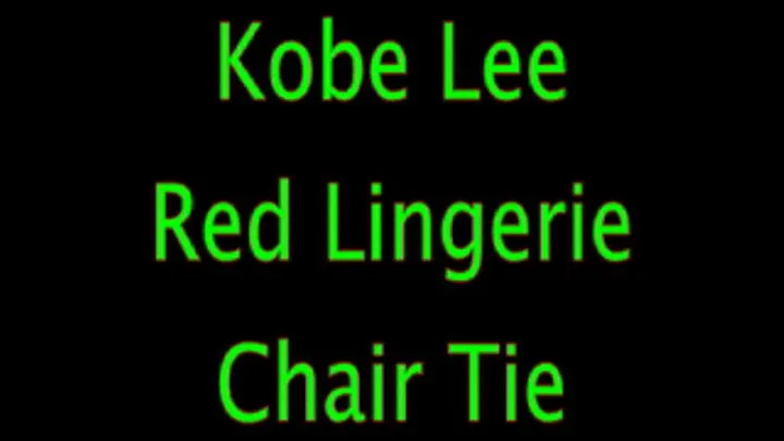 Kobe Lee Red Lingerie