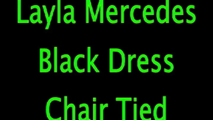 Layla Mercedes: Black Dress Torment