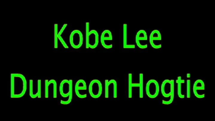 Kobe Lee Dungeon Hogtie