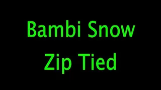 Bambi Snow: Zip Tied