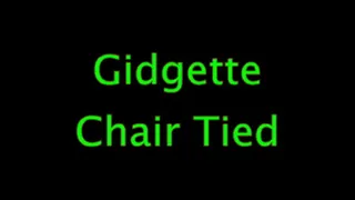 Gidgette: Chair Tied