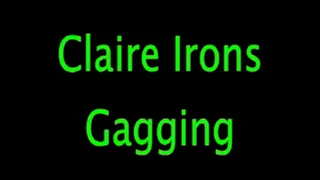 Claire Irons: Nude Gagging