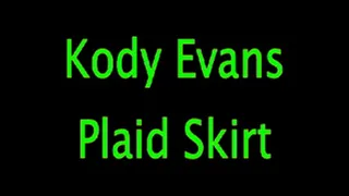 Kody Evans: Plaid Skirt