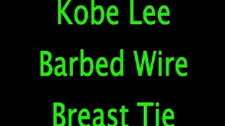Kobe Lee: Barbed Wire Breast Tie