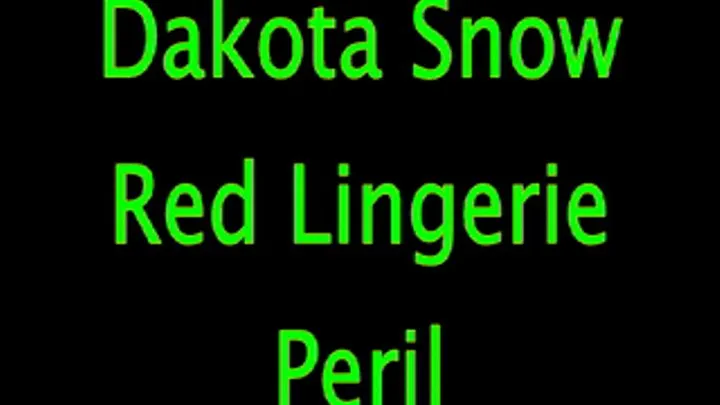 Dakota Snow: Red Lingerie Peril
