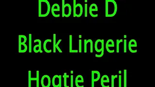 Debbie D: Black Lingerie Hogtied Peril