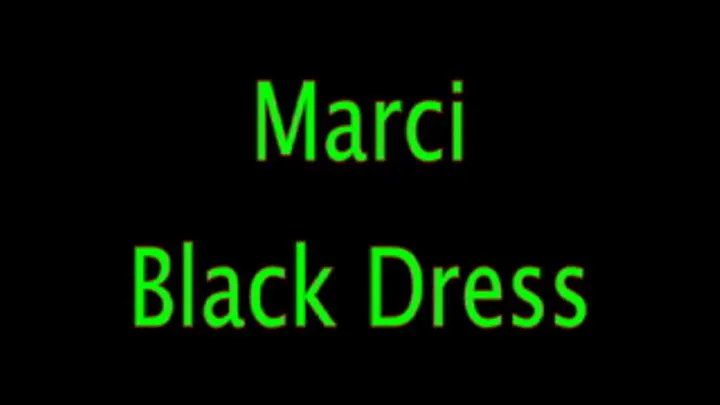 Marci: Black Dress Bondage