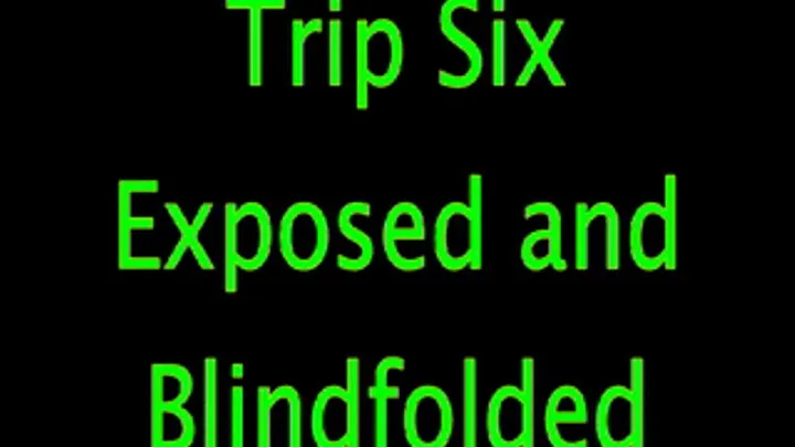 Trip Six: Exposed and Blindfolded