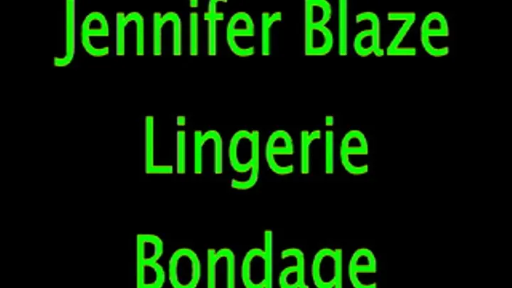 Jennifer Blaze: Lingerie