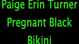 Paige Erin Turner: Pregnant Black Lingerie Bondage