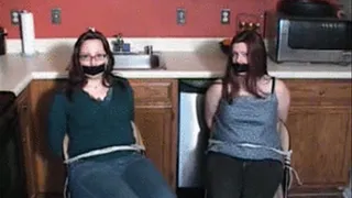 Naydra and Tatiana - Tied in the Kitchen